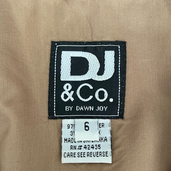 Vintage Dj & Co. by Dawn Joy size 6 light brown/camel colored - Picture 3 of 7